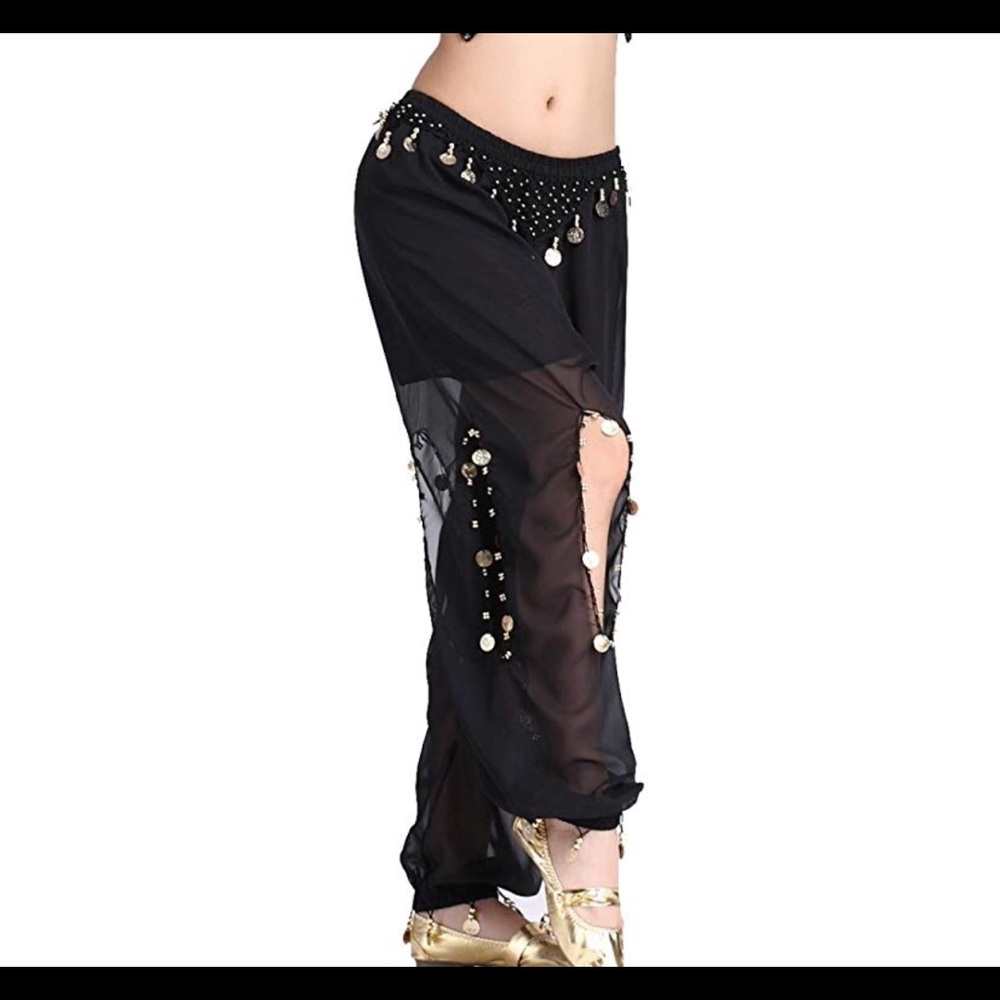 Belly Dance Coins Lantern Pants! 💓